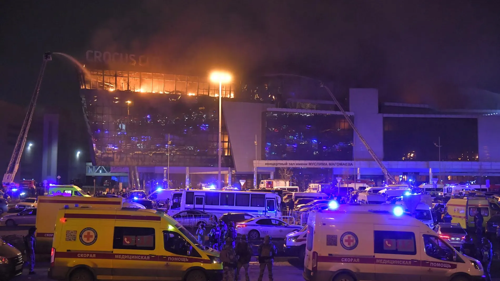 Rusia.- Aumenta a 93 el número de muertos en el atentado terrorista contra la sala de conciertos de Moscú