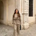 Alba Díaz con camisa clásica.