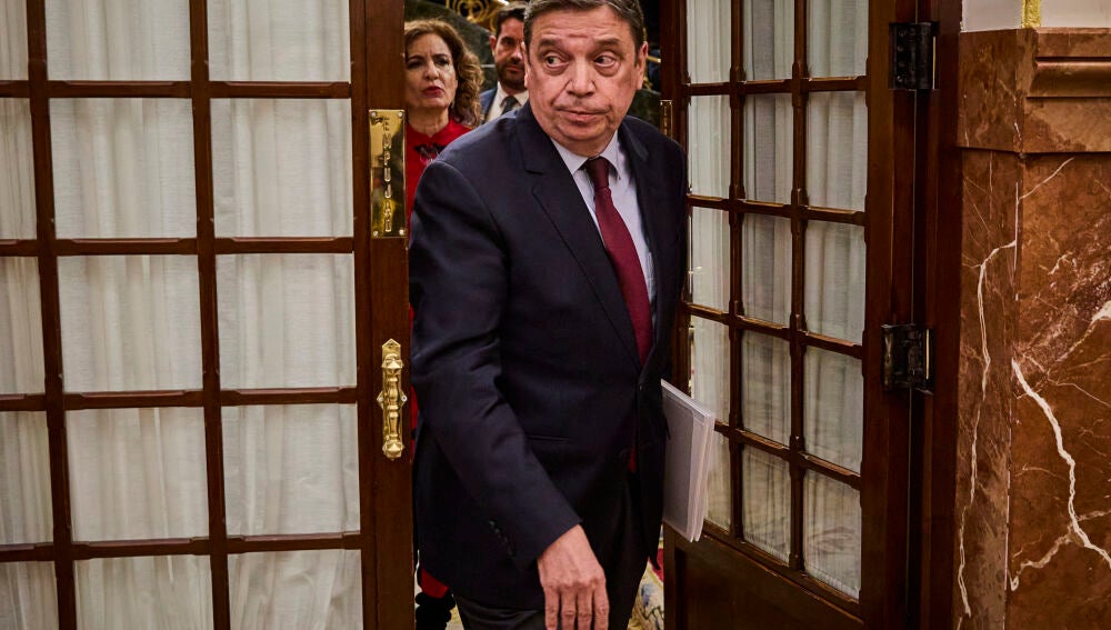 Luis Planas, durante la sesión de control al gobierno en el Congreso de los Diputados.