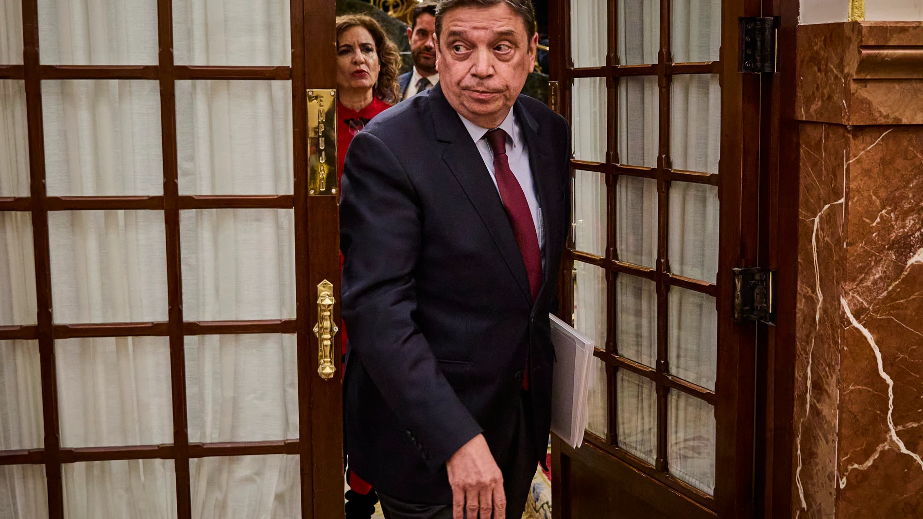 Luis Planas, durante la sesión de control al gobierno en el Congreso de los Diputados.