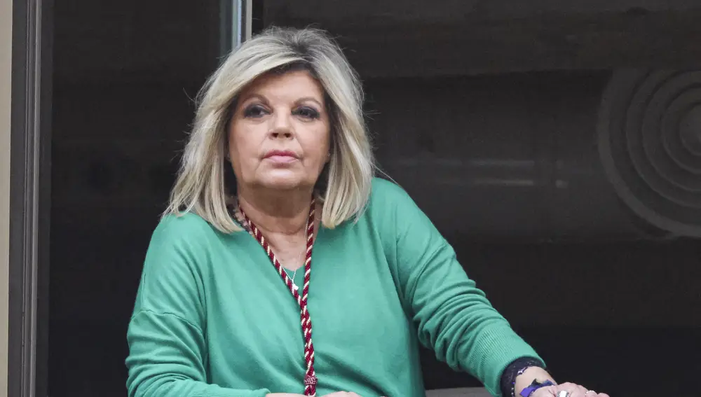 Terelu Campos y sus looks en las procesiones de Málaga.