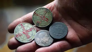 Juego de las chapas en El Bierzo Juego de las chapas en El Bierzo