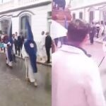 Un rayo cae a escasos metros de una procesión en La Línea (Cádiz)