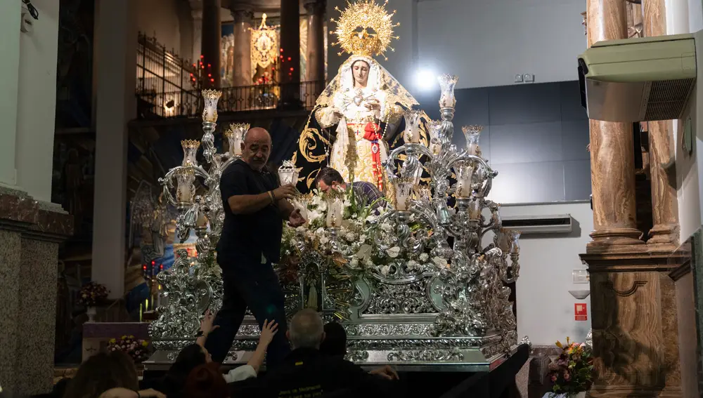 preparativos de la procesion de Jesus de Medinaceli en Madrid. David Jar