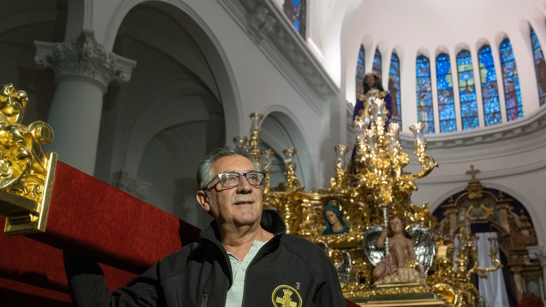 preparativos de la procesión de Jesús de Medinaceli en Madrid