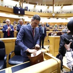 Sesion de control al Gobierno en el Senado. El presidente del Gobierno, Pedro Sanchez. © Jesús G. Feria.