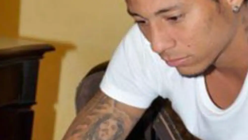 El tatuaje de Juan Pablo Pino