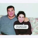 Amy Winehouse, en una imagen del álbum familiar, junto a su padre