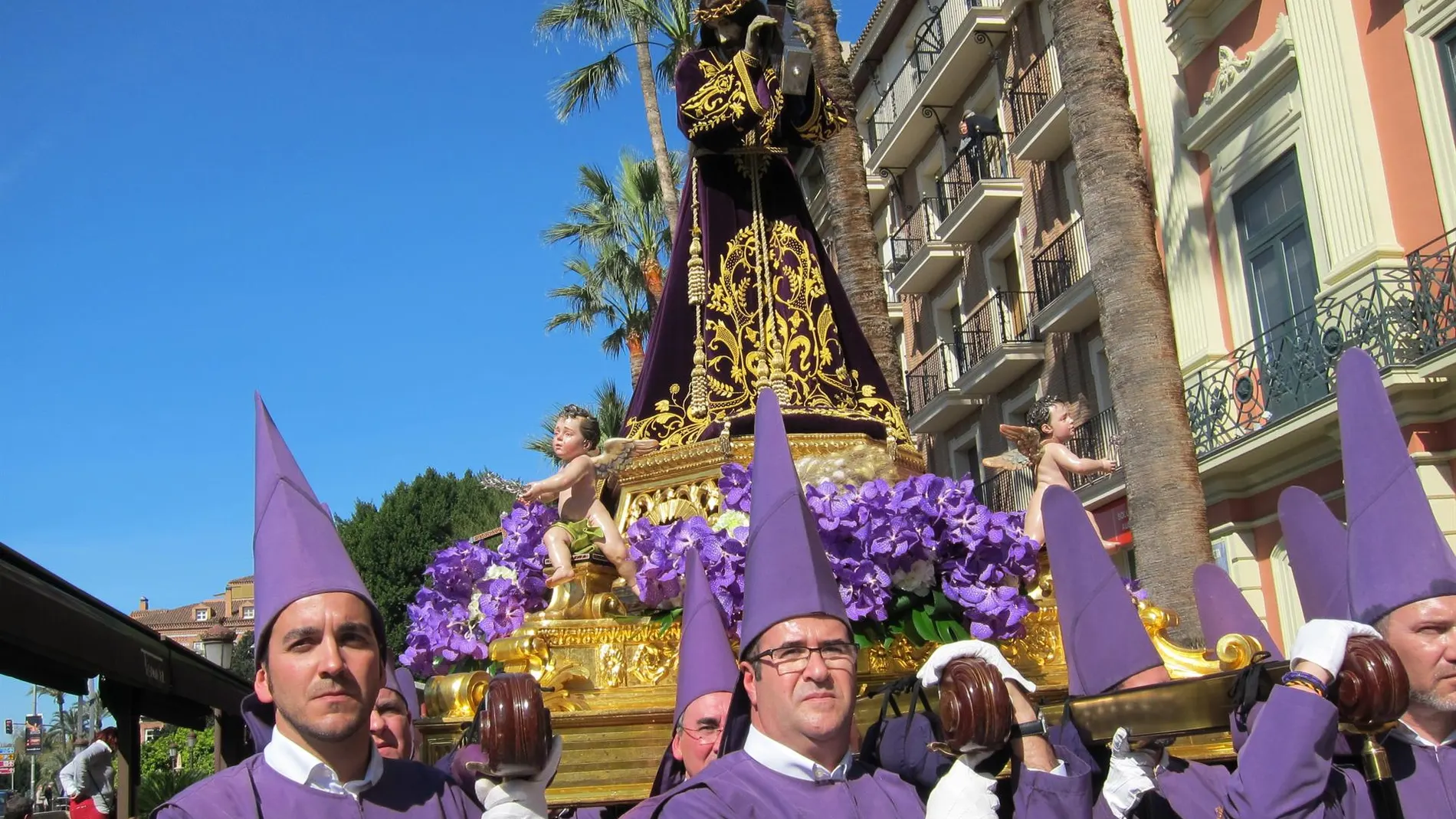 MURCIA.-S.Santa.- Los Salzillos harán madrugar a Murcia este viernes