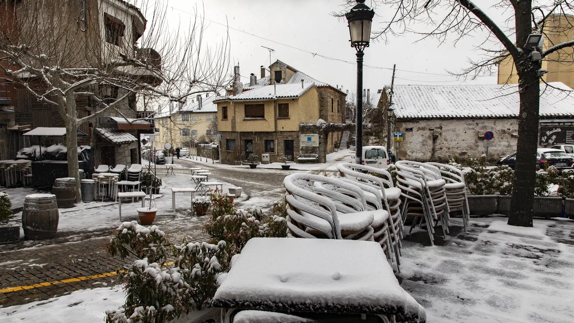 La Sierra de Madrid está, en múltiples ocasiones, en alerta amarilla por acumulación de nieve