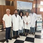 Los doctores Arribas, Melián, Martínez, Romero y Fadrique, el IVO 