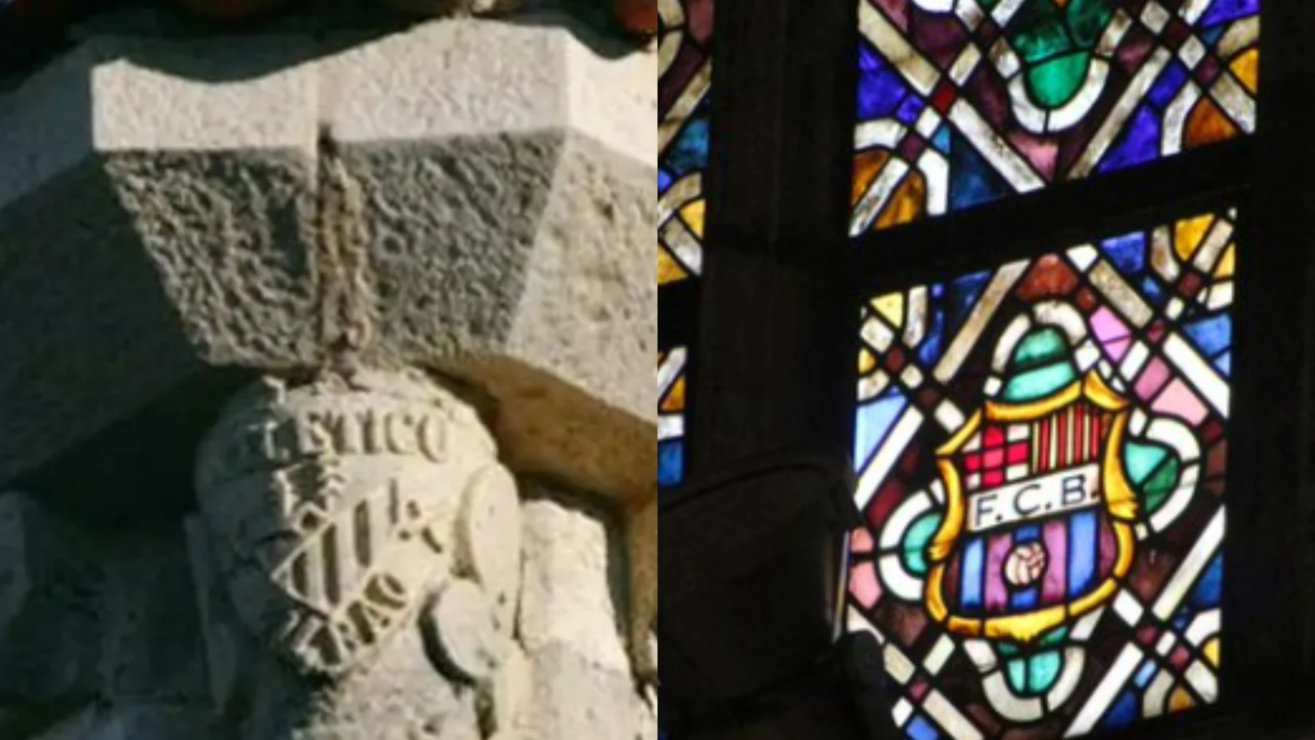 Las dos iglesias españolas que esconden entre sus muros los escudos de Athletic y Barça