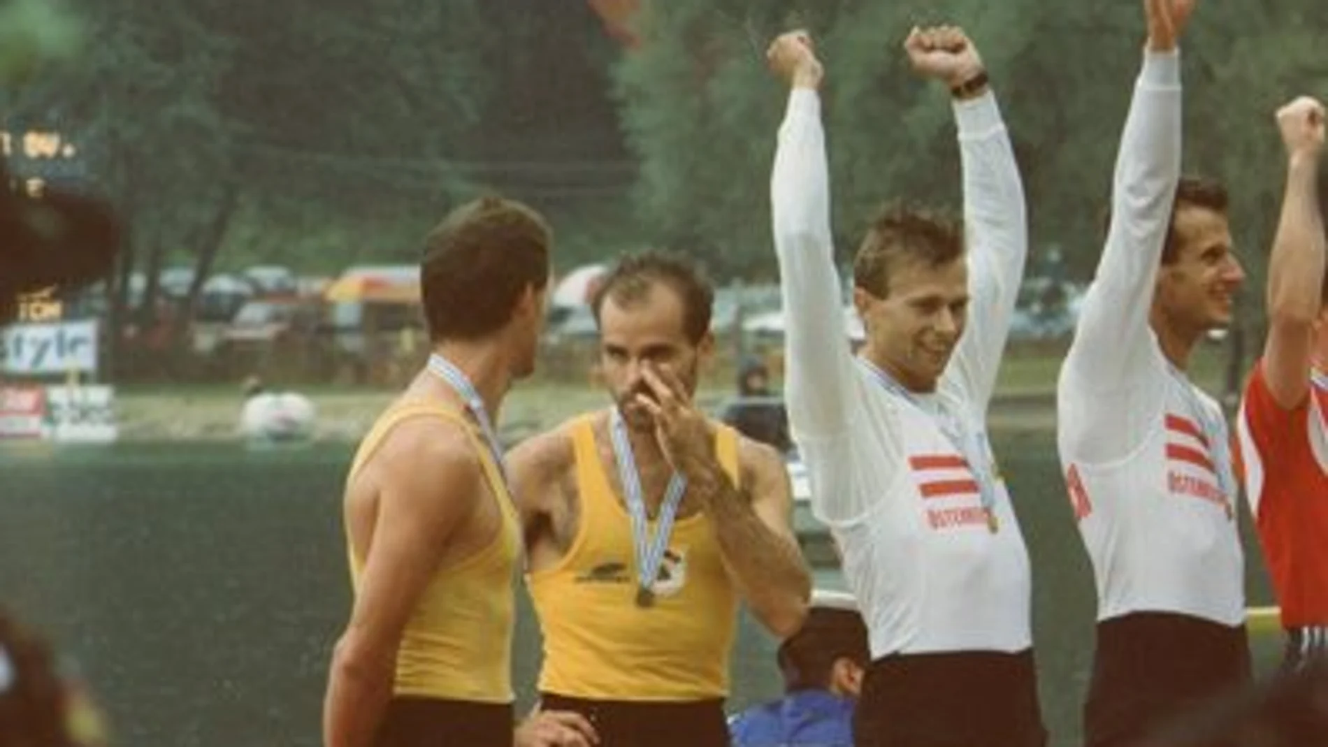 José María de Marco, en una entrega de medallas en 1989