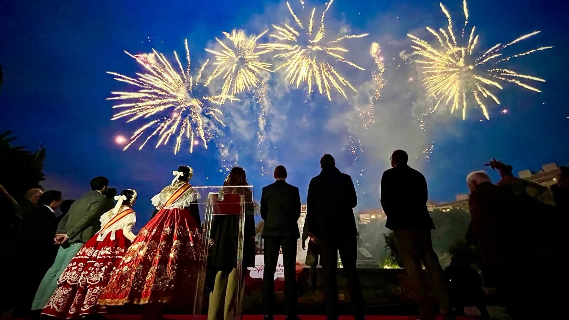Inauguración anoche de las Fiestas de Primavera de Murcia