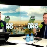 Carlos Alsina y Óscar Puente en 'Más de Uno'