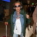 Carmen Borrego con look denim.