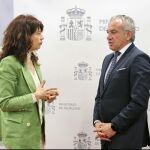 La ministra de Igualdad, Ana Redondo, se reúne con el delegado del Gobierno en Castilla y León, Nicanor Sen, para abordar las líneas de trabajo enmarcadas para la lucha contra la violencia de género en la Comunidad