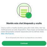 WhatsApp desarrolla una solución para el fallo de seguridad de los chats bloqueados.