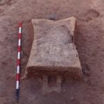 Imagen del altar fenicio de la antigua Caura, actual Coria del Río