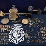 Sevilla.- Sucesos.-Intervenidas 191 piezas arqueológicas procedentes de expolios tras ser detectada su venta en Internet