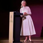 Yolanda Díaz, Vicepresidenta segunda y Ministra de Trabajo y Economía Social, preside la firma del acuerdo con