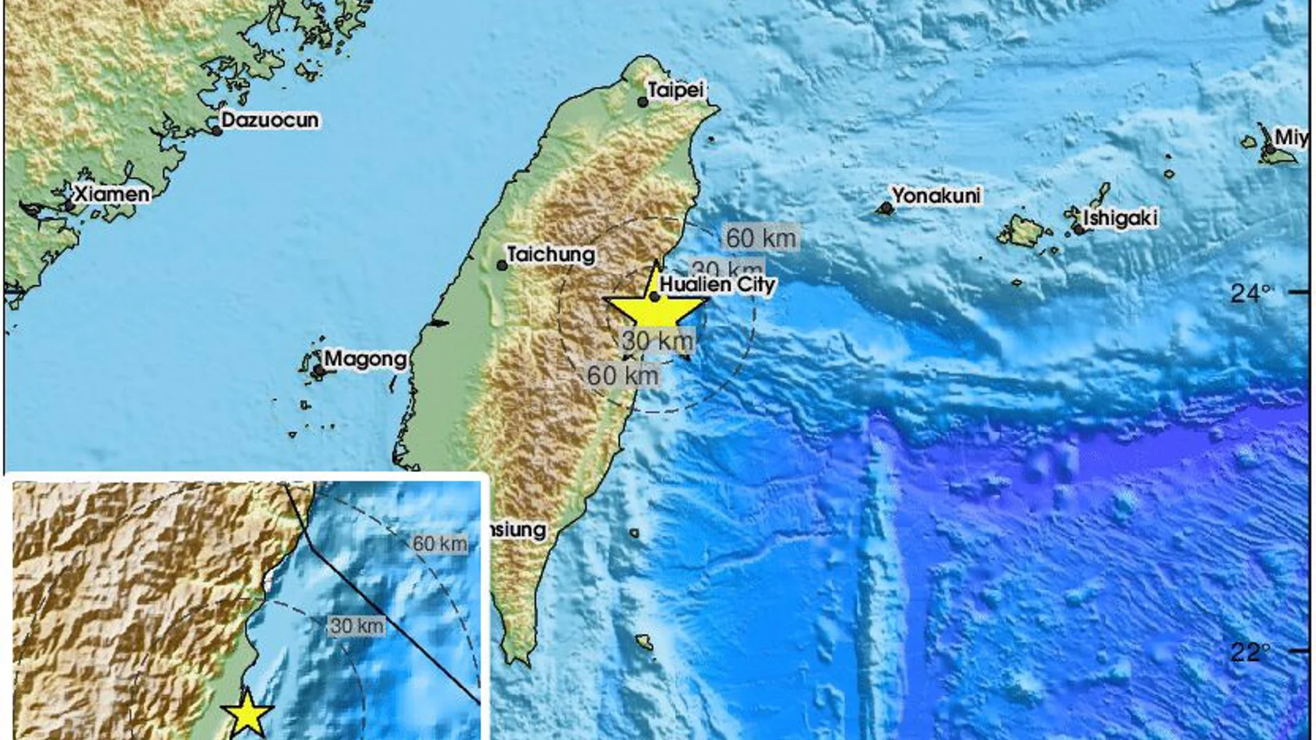 AMP3.- Taiwán.- Al menos siete muertos y más de 700 heridos en el mayor terremoto de los últimos 25 años en Taiwán
