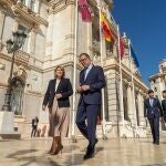  Los alcaldes José Ballesta y Noelia Arroyo han mantenido hoy una reunión