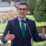  Rueda de prensa Félix Bolaños tras reunirse con asociaciones de fiscales