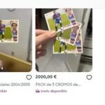 Cromos de Rubiales como futbolista