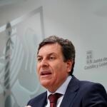 El portavoz Carlos Fernández Carriedo explica los acuerdos del Consejo de Gobierno