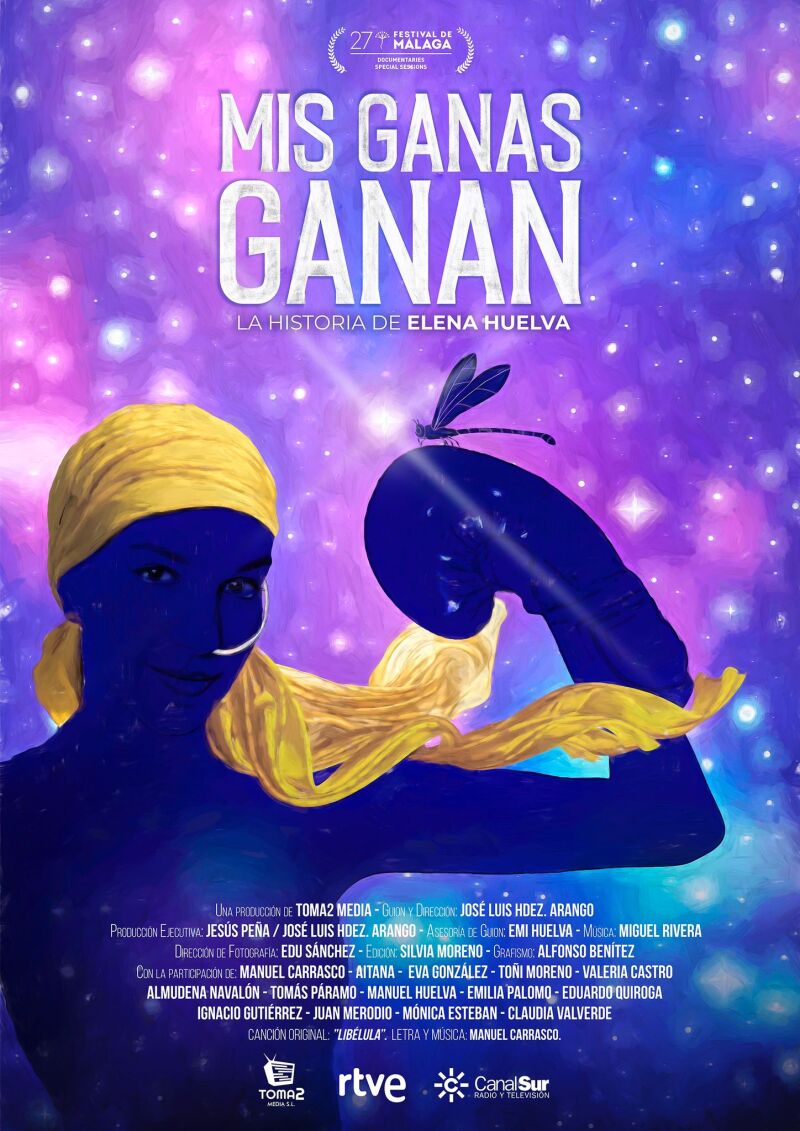 Cartel del documental "Mis ganas ganan"