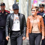 Comparecencia semanal de Dani Alves en la Audiencia de Barcelona