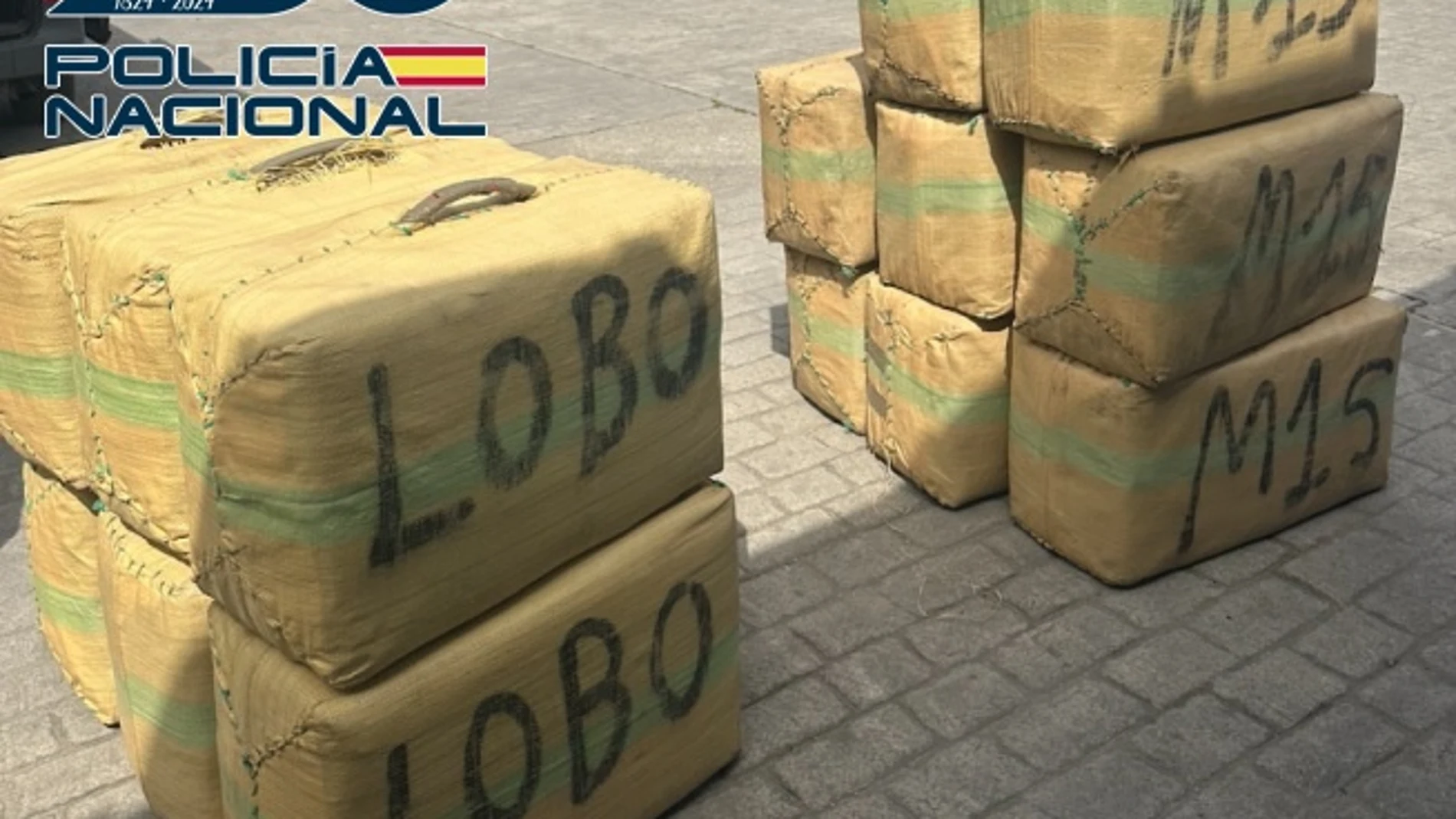 Imágenes de los fardos intervenidos POLICÍA NACIONAL 05/04/2024