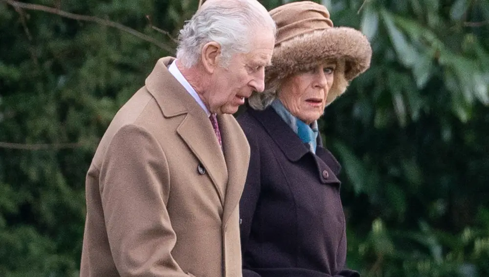 El Rey Carlos III y Camilla Parker el Domingo de Pascua
