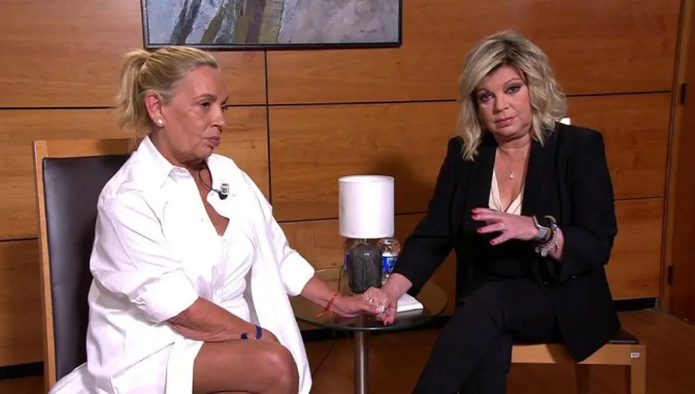Carmen Borrego y Terelu Campos en el programa 'Supervivientes 2024'