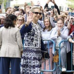 La Infanta Elena en la boda de Almeida