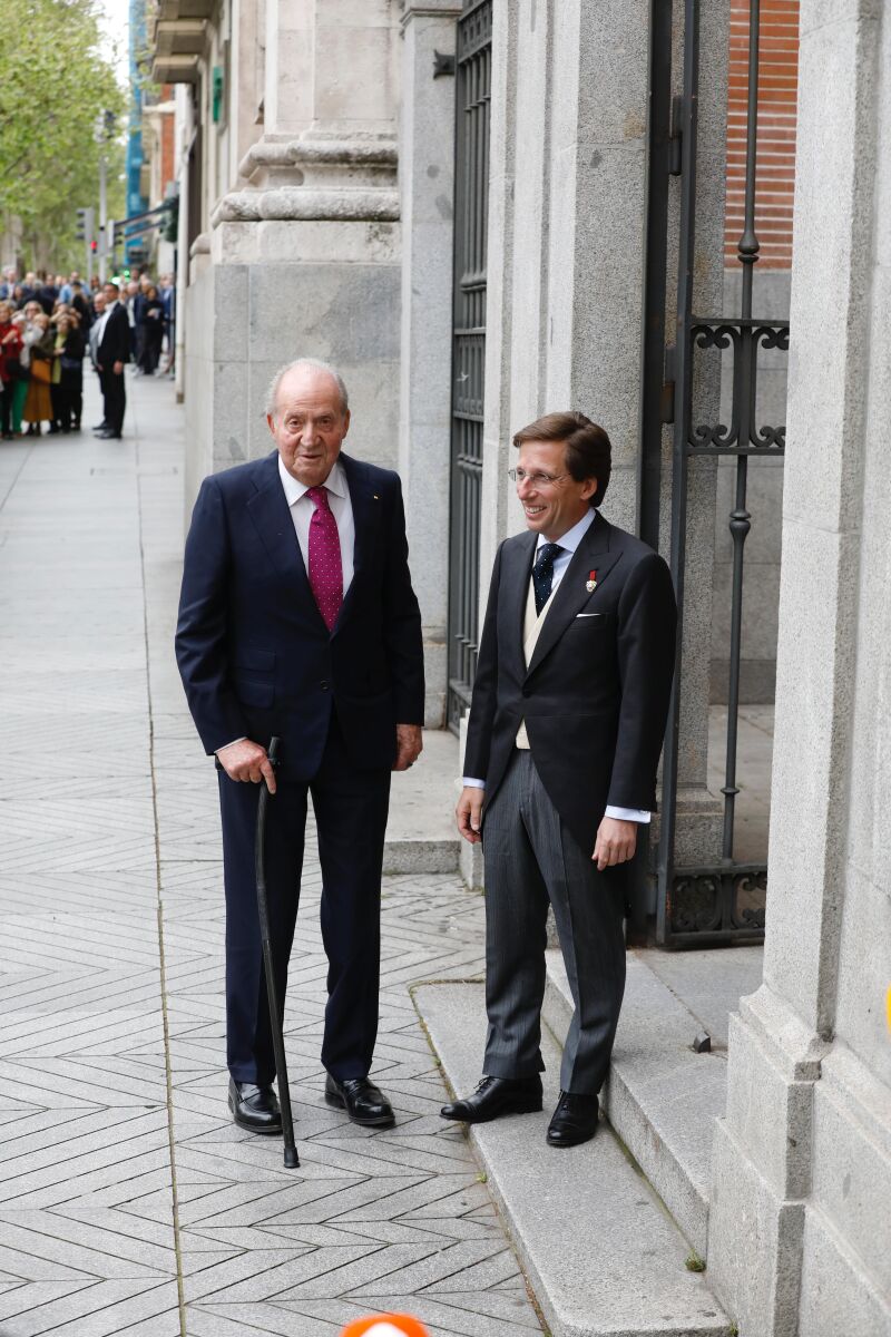 El Rey Juan Carlos en la boda de Almeida y Teresa Urquijo