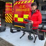 Así trabajo el Cuerpo Especial de Drones de los bomberos de la Comunidad de Madrid