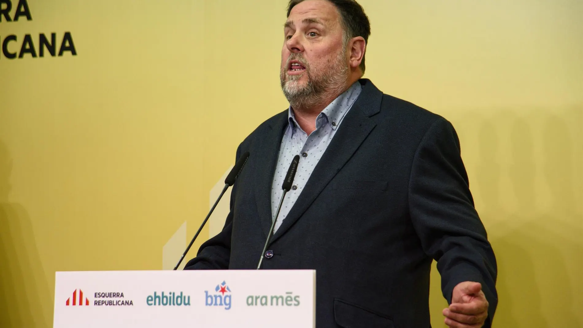 El Constitucional avala la decisión del TS de confirmar la exclusión de Junqueras como candidato a las generales de 2019