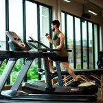 Hombre en la cinta de correr