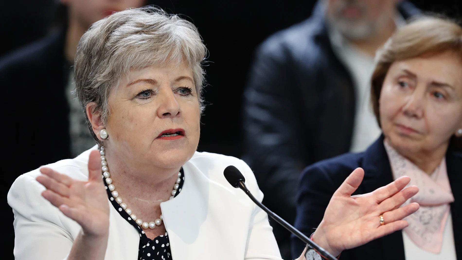 La ministra mexicana de Asuntos Exteriores, Alicia Bárcena