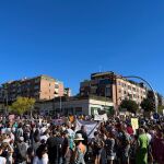 Una de las protestas contra el cantón de Montecarmelo