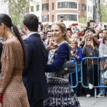 La Infanta Elena en la boda de Almeida.