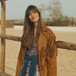 Sara Carbonero con vestido boho.