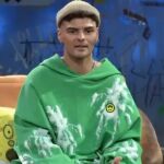 Abraham Mateo en el plató de 'La Resistencia'