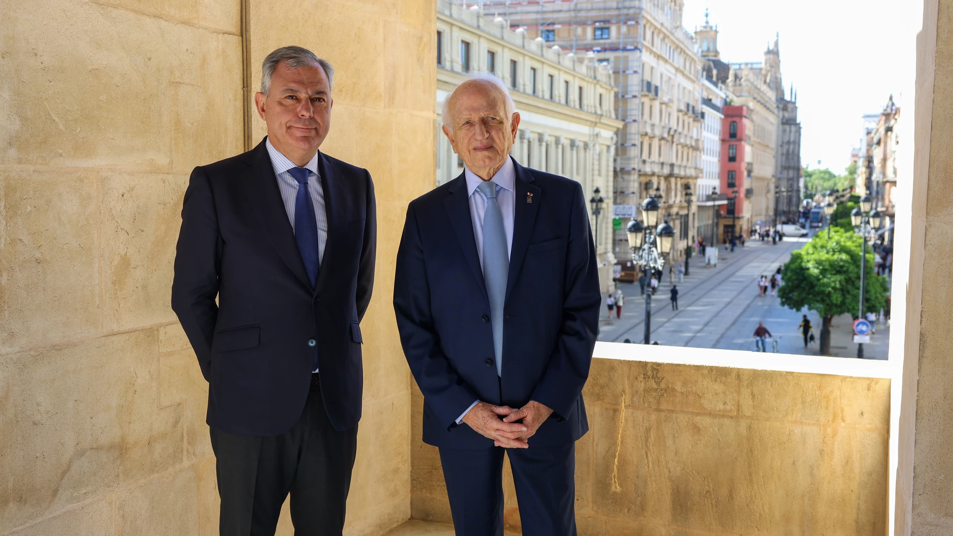 José Luis Sanz y André Azoulay