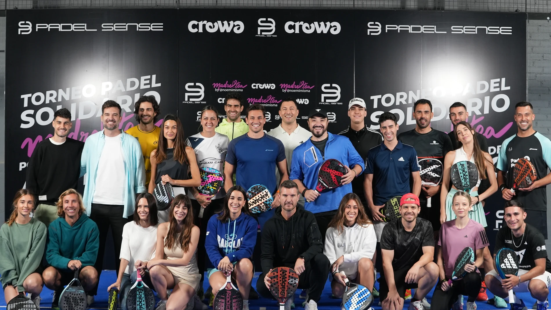 Almudena Cid, Dabiz Muñoz, Juan Betancourt y otros rostros conocidos se unen en el I Torneo MadreTEA de Pádel Solidario por el autismo