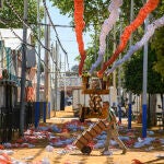 Preparativos de la Feria de Abril de Sevilla