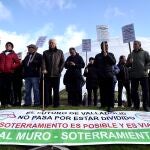 Concentración de la Plataforma por el Soterramiento del ferrocarril