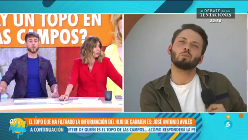 José Antonio Avilés confesando su traición a José María Almoguera